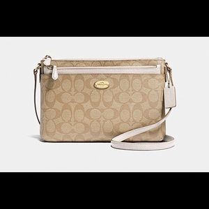 Coach East/West Crossbody with Pop Up Pouch